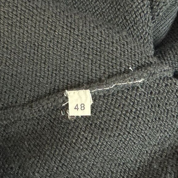 Amina Rubinacci Italy Full Zip Cardigan Women 48‎ US 8 EUC Long Sleeve Collared - Picture 11 of 11